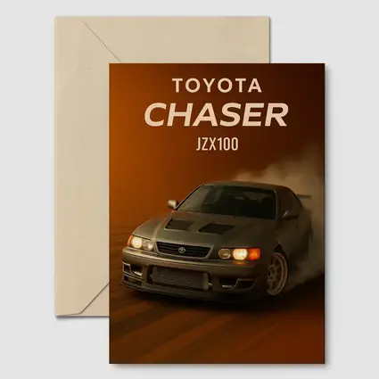 Toyota Chaser JZX100 Drifting Orange Smoke