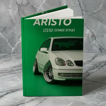 Toyota Aristo JZS161 Stance Style Green Background