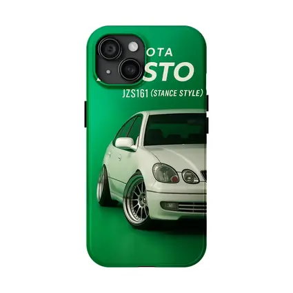 Toyota Aristo JZS161 Stance Style Green Background