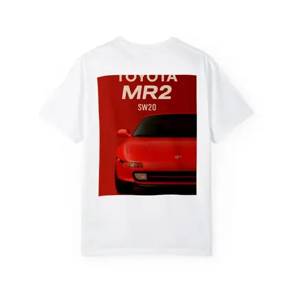 Toyota MR2 SW20 Red Sports Car Art