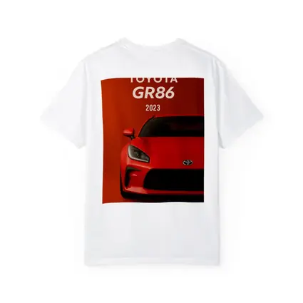 Toyota GR86 Red Sports Car Front View