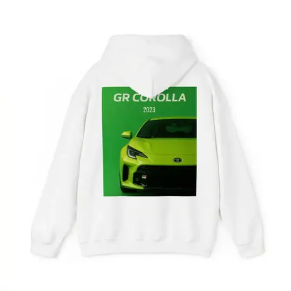Toyota GR Corolla Green Front View Art