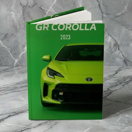 Toyota GR Corolla Green Front View Art