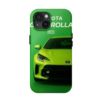 Toyota GR Corolla Green Front View Art