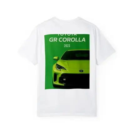 Toyota GR Corolla Green Front View Art