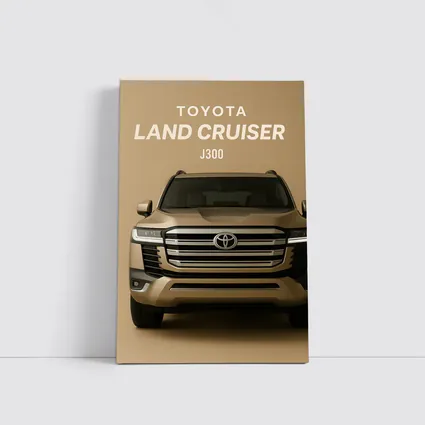 Toyota Land Cruiser J300 Front View Beige