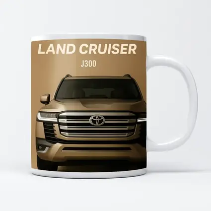 Toyota Land Cruiser J300 Front View Beige