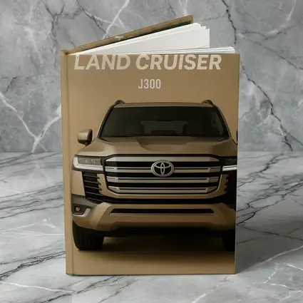 Toyota Land Cruiser J300 Front View Beige