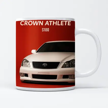 Toyota Crown Athlete S180 Red Background