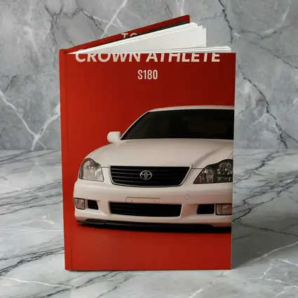 Toyota Crown Athlete S180 Red Background