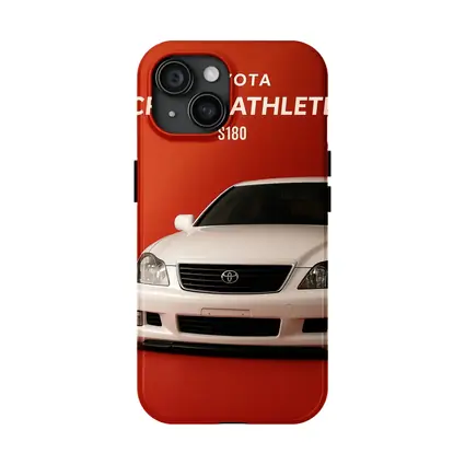 Toyota Crown Athlete S180 Red Background