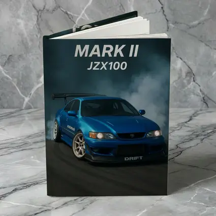 Toyota Mark II JZX100 Drift Blue Smoke