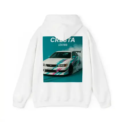 Toyota Cresta JZX100 Drifting Teal Background