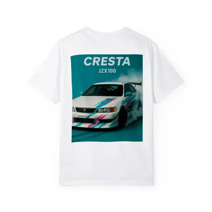 Toyota Cresta JZX100 Drifting Teal Background