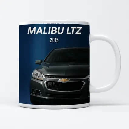 Chevrolet Malibu LTZ Front View Blue Background