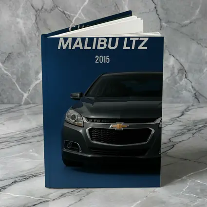 Chevrolet Malibu LTZ Front View Blue Background
