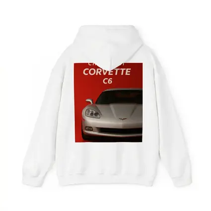 Chevrolet Corvette C6 Red Background Art