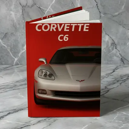 Chevrolet Corvette C6 Red Background Art