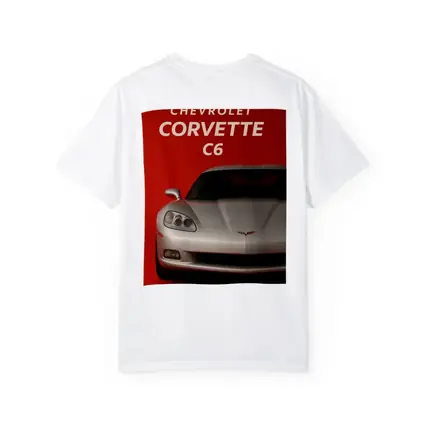 Chevrolet Corvette C6 Red Background Art