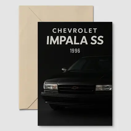 Chevrolet Impala SS Dark Studio Portrait