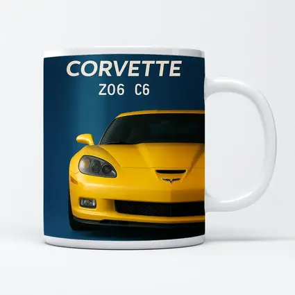 Chevrolet Corvette Z06 C6 Yellow Blue