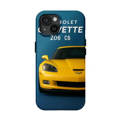 Chevrolet Corvette Z06 C6 Yellow Blue