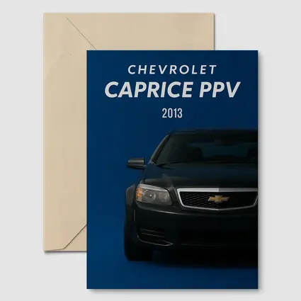 Chevrolet Caprice PPV Dark Blue Background