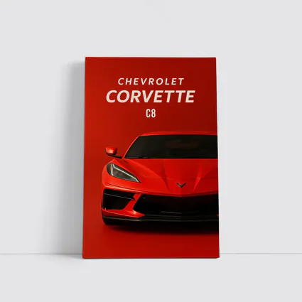 Chevrolet Corvette C8 Red Bold Front