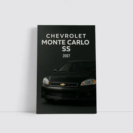 Chevrolet Monte Carlo SS Dark Studio