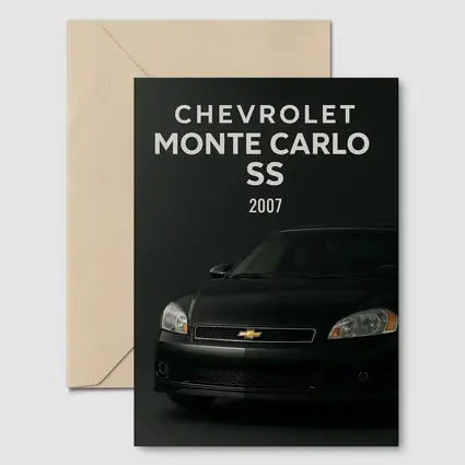 Chevrolet Monte Carlo SS Dark Studio