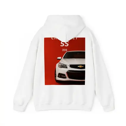 Chevrolet SS 2016 White Red Background