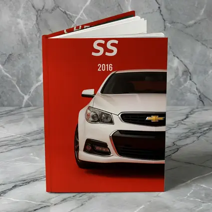 Chevrolet SS 2016 White Red Background