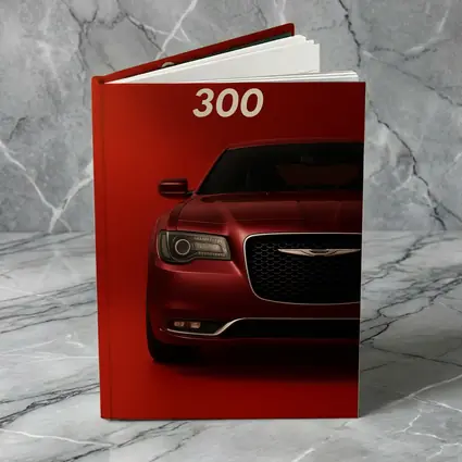 Chrysler 300 Front View Red Background