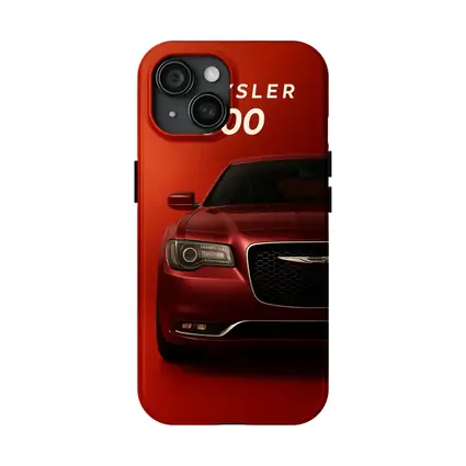 Chrysler 300 Front View Red Background