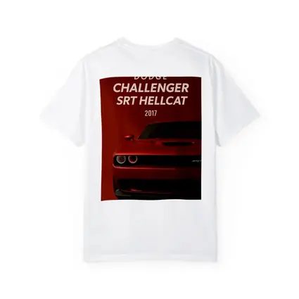 Dodge Challenger SRT Hellcat Red Background