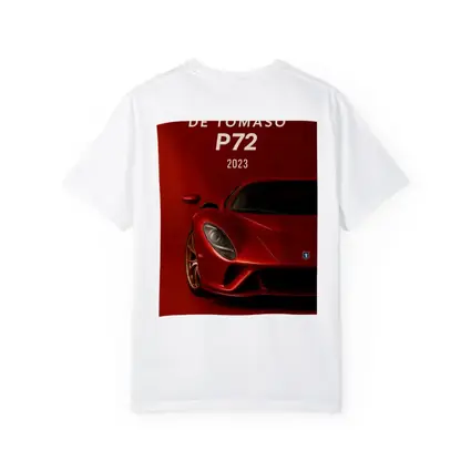 De Tomaso P72 Supercar Red Background