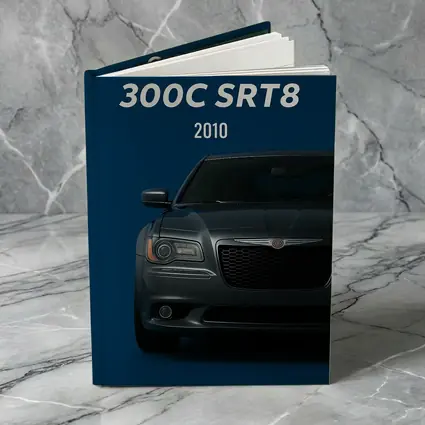 Chrysler 300C SRT8 Dark Blue Minimal Art