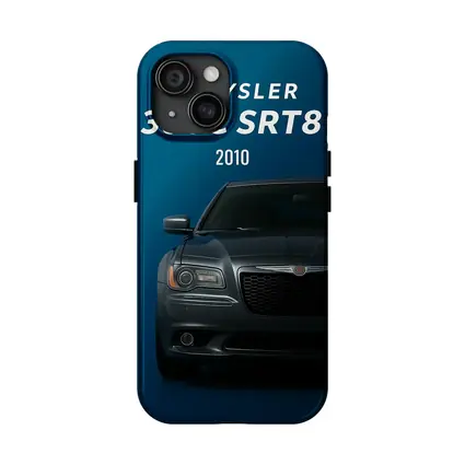 Chrysler 300C SRT8 Dark Blue Minimal Art