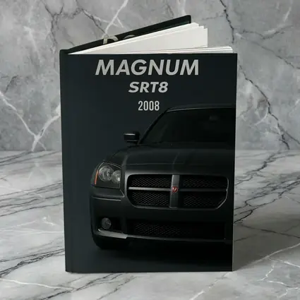 Dodge Magnum SRT8 Dark Studio Front View