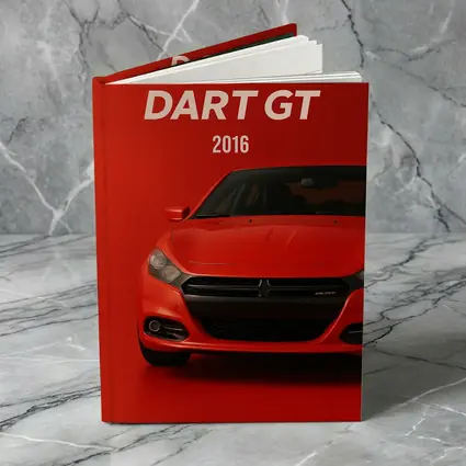 Dodge Dart GT Red Car Front View