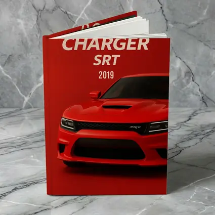 Dodge Charger SRT Red Muscle Car Art