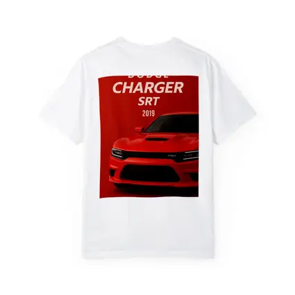 Dodge Charger SRT Red Muscle Car Art