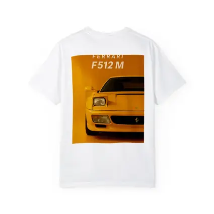 Ferrari F512 M Yellow Studio Shot