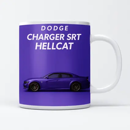 Dodge Charger SRT Hellcat Purple Background