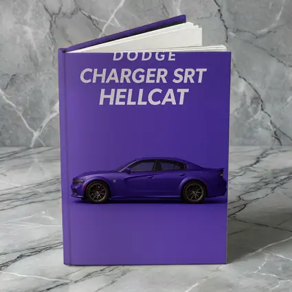 Dodge Charger SRT Hellcat Purple Background