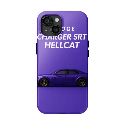 Dodge Charger SRT Hellcat Purple Background