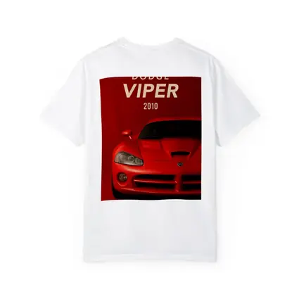 Dodge Viper Red Sports Car Front View