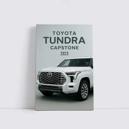 2023 Toyota Tundra Capstone White Truck