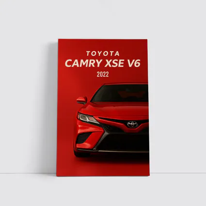Toyota Camry XSE V6 Red Bold Front