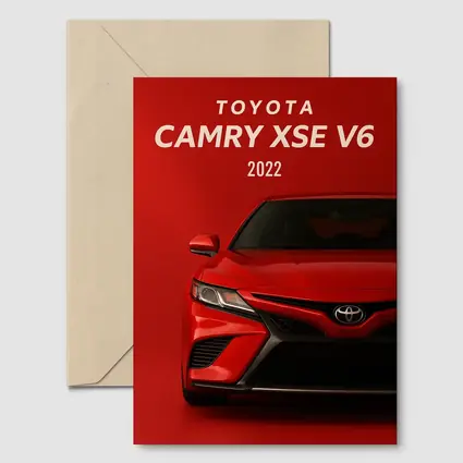 Toyota Camry XSE V6 Red Bold Front